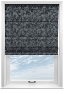 Lapidary, Chromite - Motorised Roman Blind